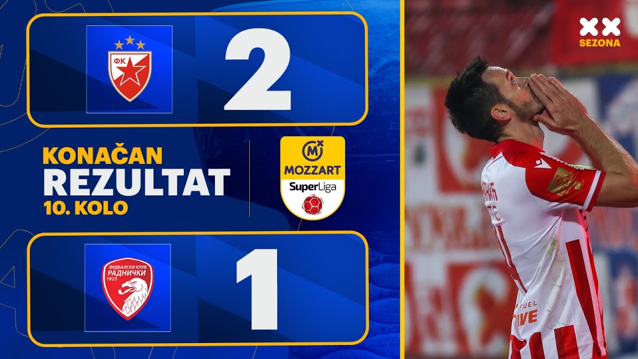 MBSLS 2025/26 - 10.Kolo: CRVENA ZVEZDA – RADNIČKI 1923 2:1 (0:1)