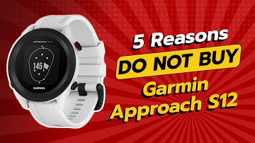 Garmin Approach S12 | 5 Shocking Reasons You Should Skip This Golf Watch! ⛳❌
