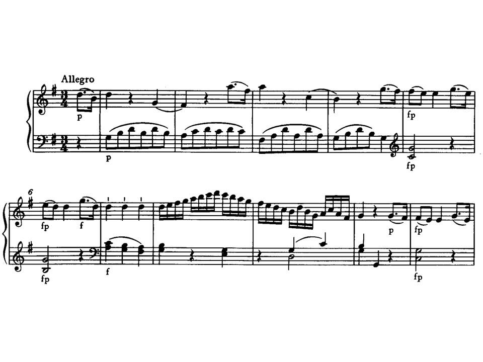 Mozart Sonata para piano nº 5 Kv 283 I Allegro