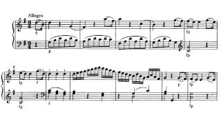 Video thumbnail of "Mozart Sonata para piano nº 5 Kv 283 I Allegro"