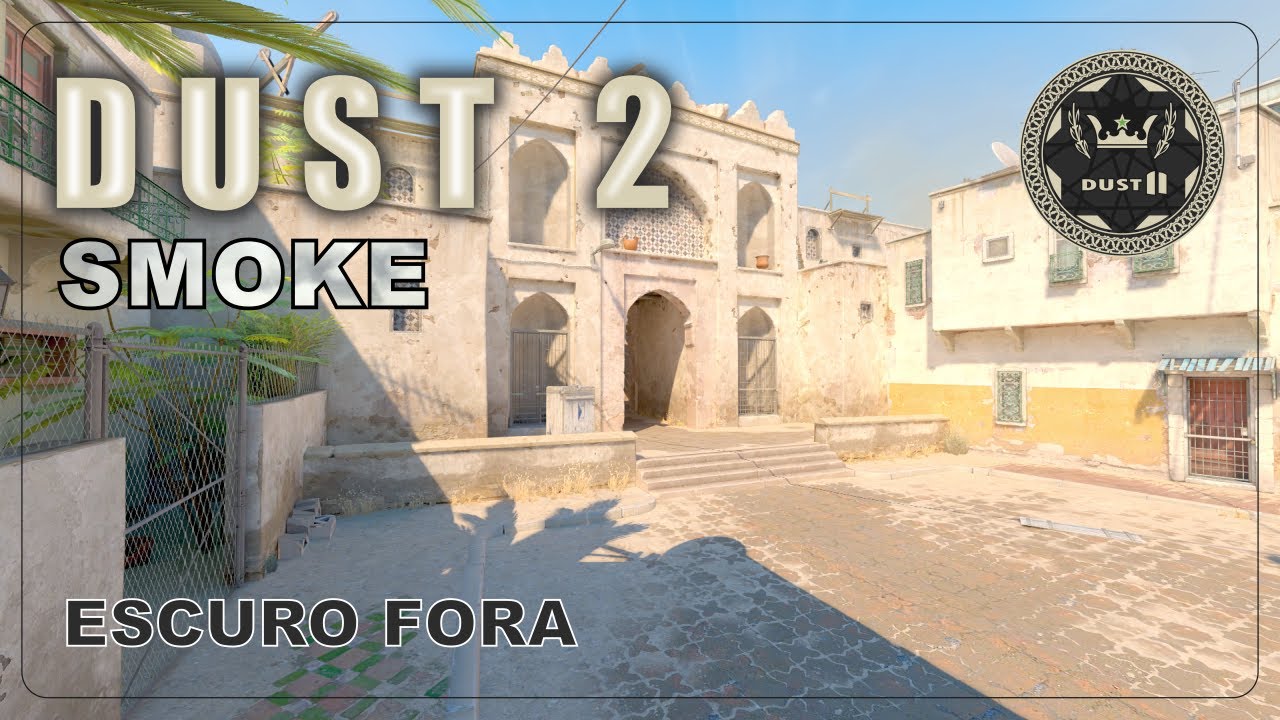 Dust 2: Smoke do ESCURO FORA para a CAIXA DA BASE CT (101.8430)