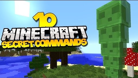10 Secret Minecraft Commands You Might Not Know About