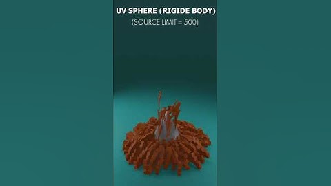 Satisfying Rigid Body Collapse | Blender Physics Simulation #shorts #physics #blender #relaxing