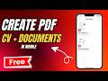 how to merge pdf files into one | merge cv & pdf files