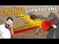 Crashed my cap 232 giant rc plane due to signal loss 