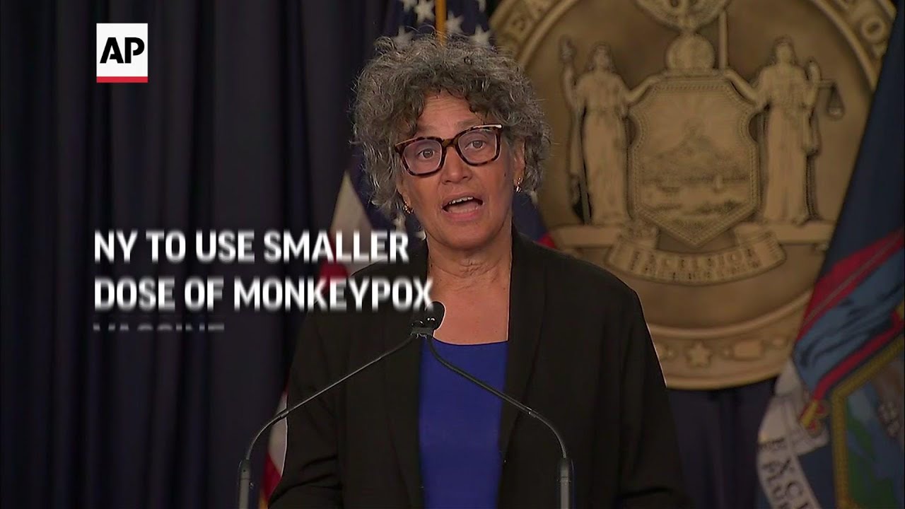 NY to use smaller dose of monkeypox vaccine - YouTube