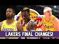 Los Angeles Lakers FINAL Adjustments Needed to REPEAT as NBA Champions! Caruso to Starting Lineup?