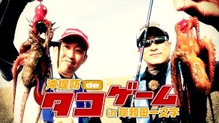 簡単に釣れる沖堤防タコゲームin岸和田一文字・岸ダコ＆キャスティング攻め（メジャークラフト）