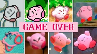 Evolution OF Kirby Death Animations & Game Over Screens (1992-2023)