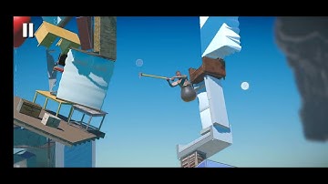 GETTING OVER IT game play on my ANDROID PART 2