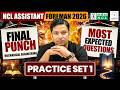 NCL Assistant Foreman 2026 | Mechanical Final Punch | Most Expected Questions | Final Revision