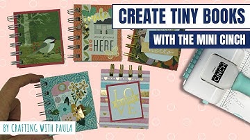 Tiny notebooks with the mini cinch