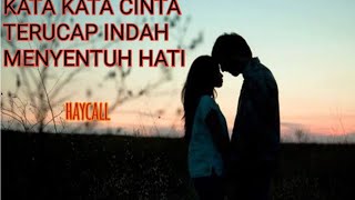 KATA KATA CINTA TERUCAP INDAH