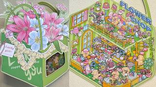 【ASMR】DIY Flower Bag Flower Shop | No Talking Sticker Scene | Cute Dog Florist screenshot 2