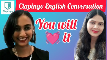 You will 💓 it || Clapingo English Conversation with tutor Jheel ||