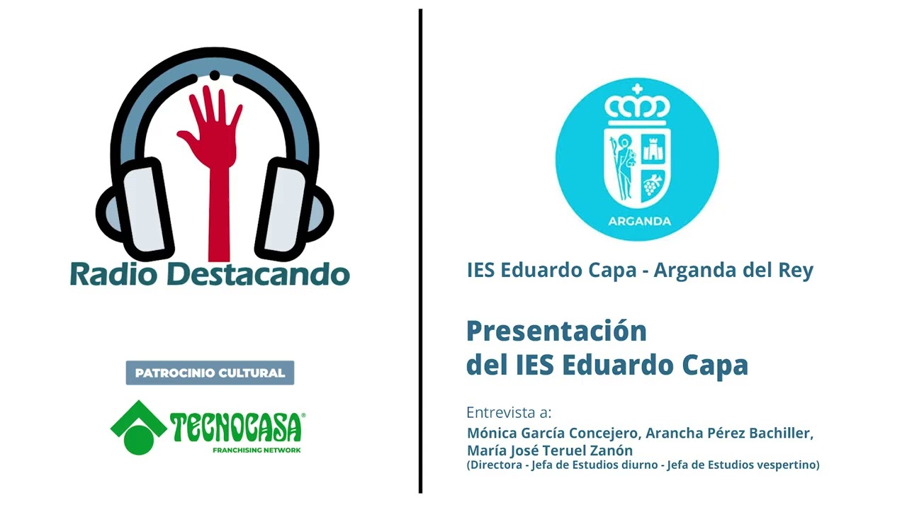 Mónica García, Arancha Pérez y María José Teruel. IES Eduardo Capa,. Arganda del Rey.