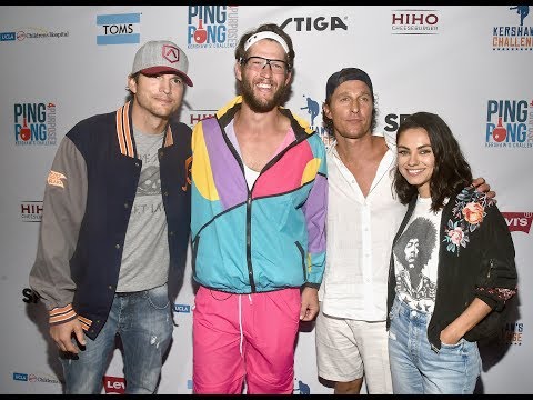 Kershaw's Challenge Ping Pong 4 Purpose: Matthew McConaughey, Mila Kunis & Ashton Kutcher Play