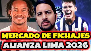 2 REFUERZOS en Alianza Lima PARA REFORZARSE EN EL CLAUSURA