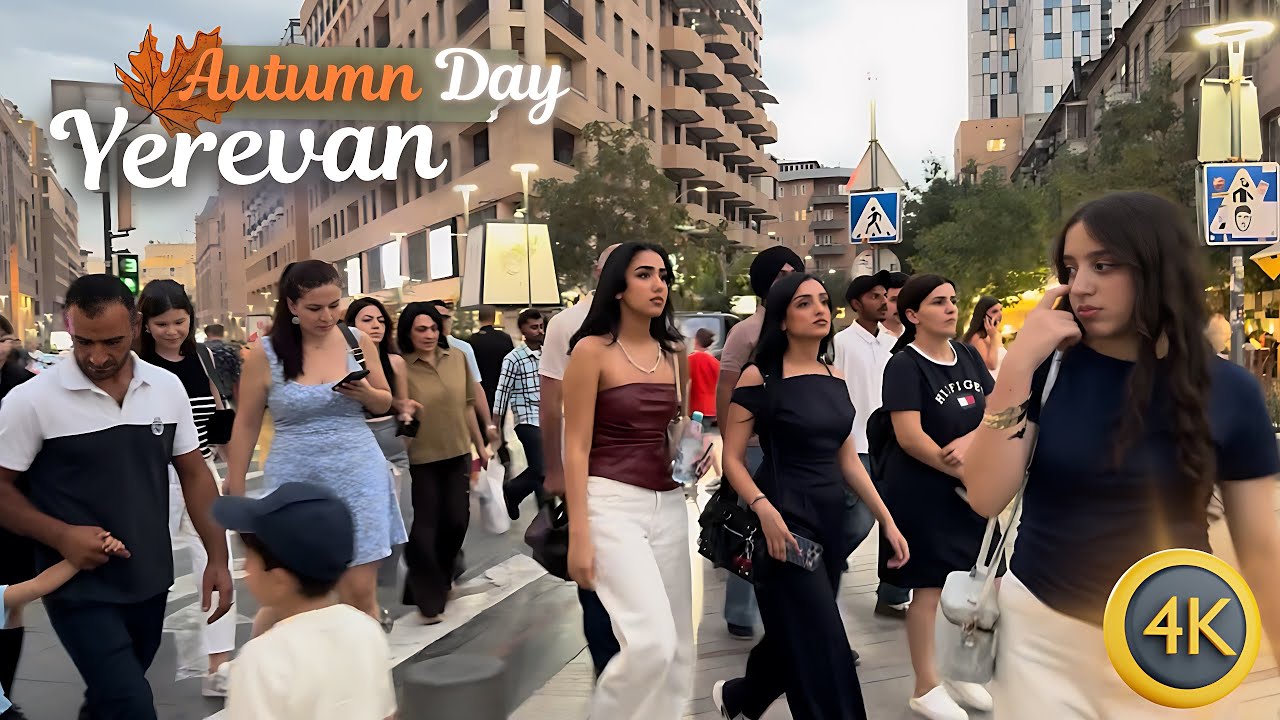 [4K] This Is How Yerevan Looks in Autumn | Walking Tour Through City Events and Sights 