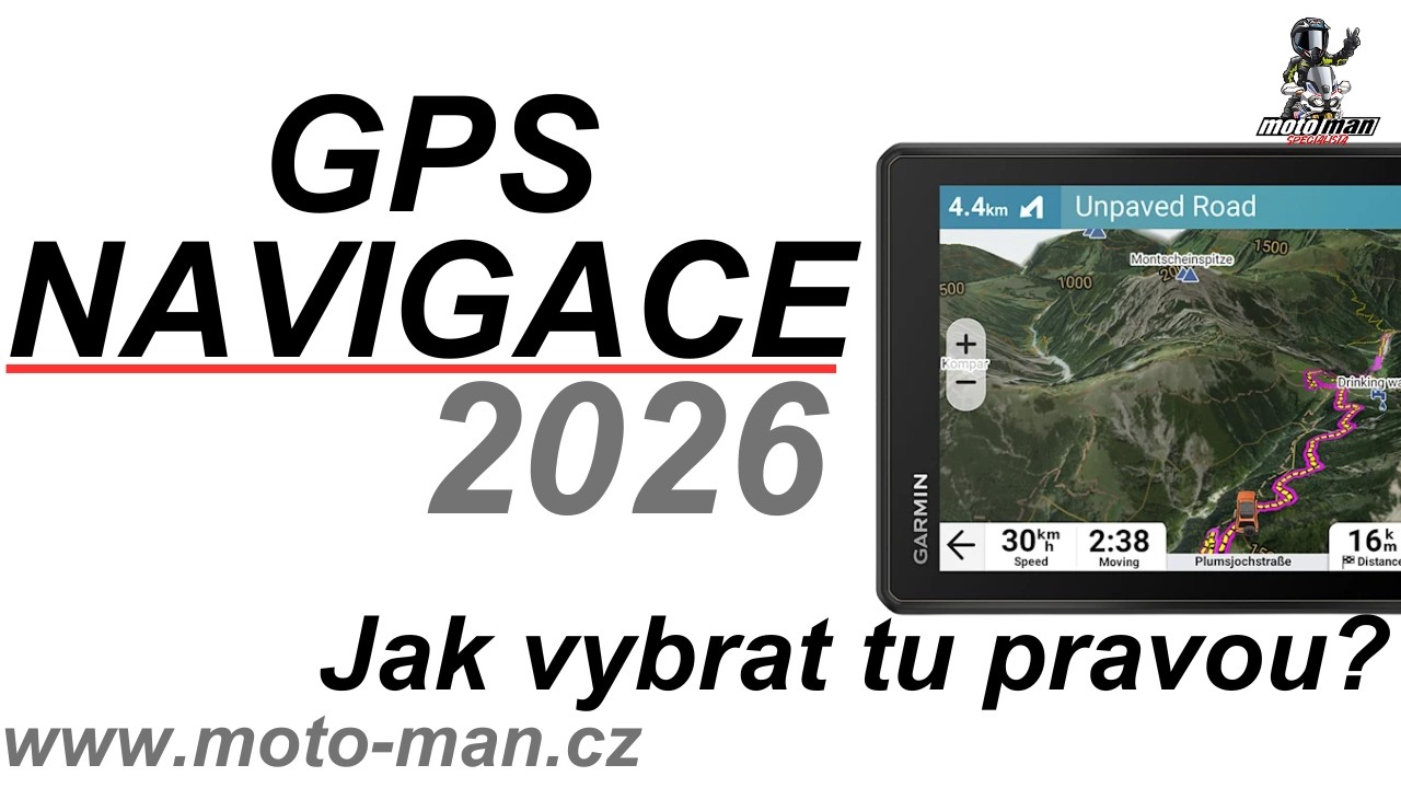 GPS navigace na motorku: Jak vybrat tu pravou?
