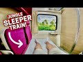 Riding the overnight jungle train first class private room