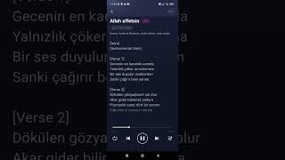 Allah Affetsin