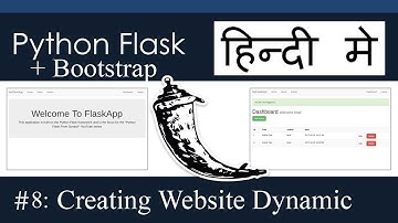 08.[Hindi] Web Development using Python Flask   Bootstrap #8   Creating Dynamic Website