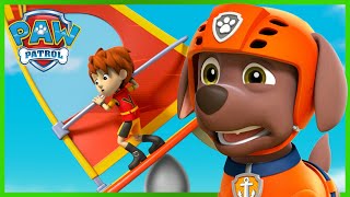 Les chiots sauvent les planches à voile par une journée bien trop venteuse! - PAW Patrol animés