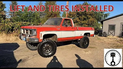 Rebuilding and lifting a 1974 GMC 2500