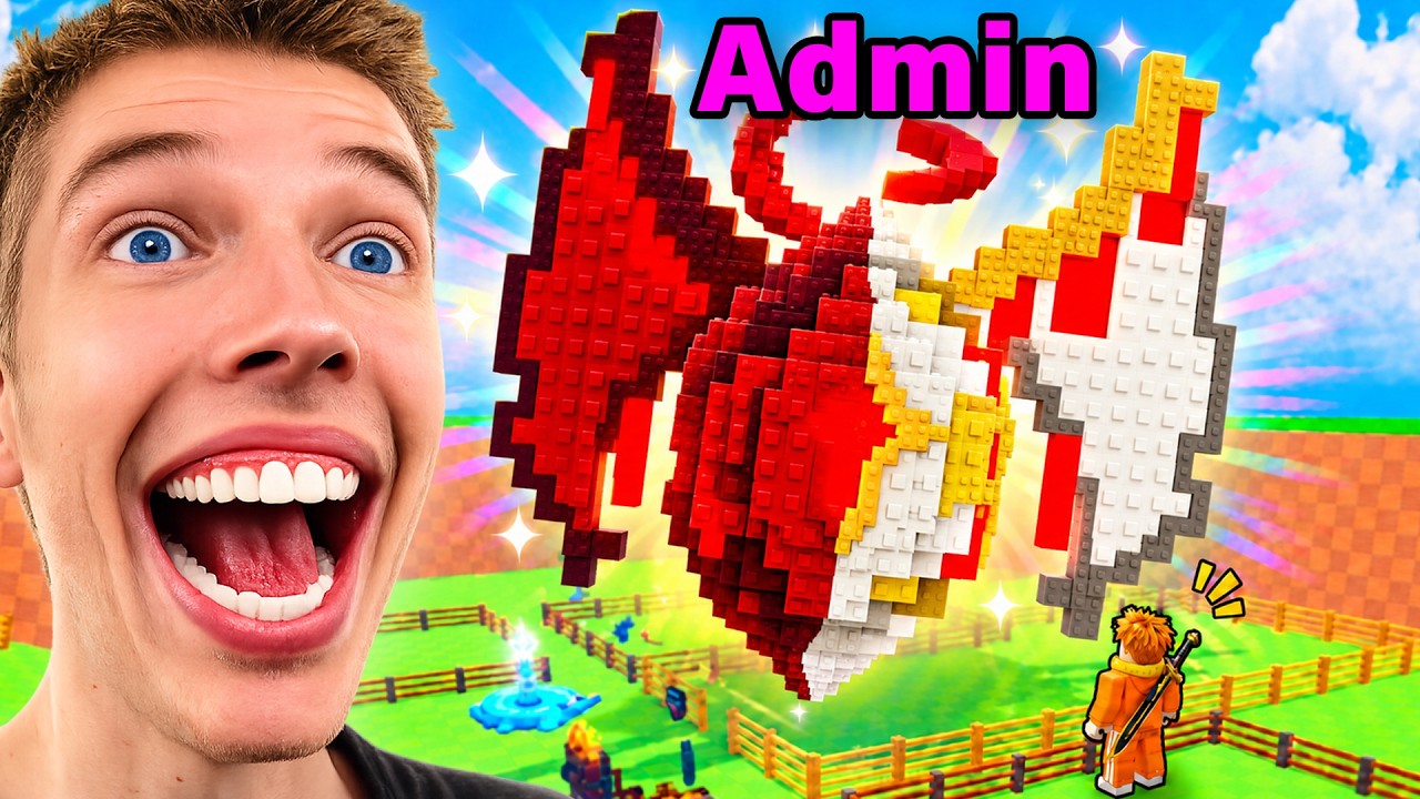ich bekomme ADMIN in ROBLOX STEAL AN EGG