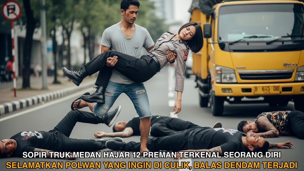 Sopir Truk Medan Jakarta Selamatkan Polwan dari Preman Pungli, Tak disangka Ini Balasannya..