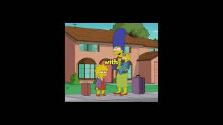 Lisa is angry and refuses her mother&#39;s hug #anime #animerecap #TheSimpsons