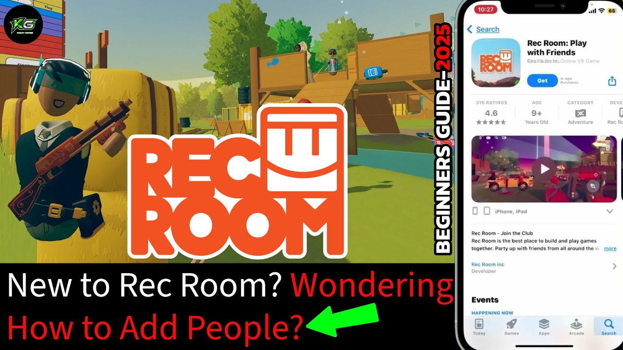How to Add Friends in Rec Room Easily? Make Friends in Rec Room - YouTube