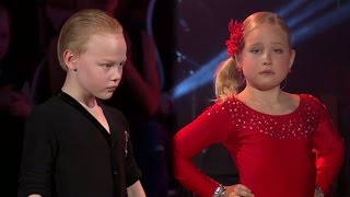 Inez & Emil bjuder på en grym tango - Let's Dance junior (TV4)