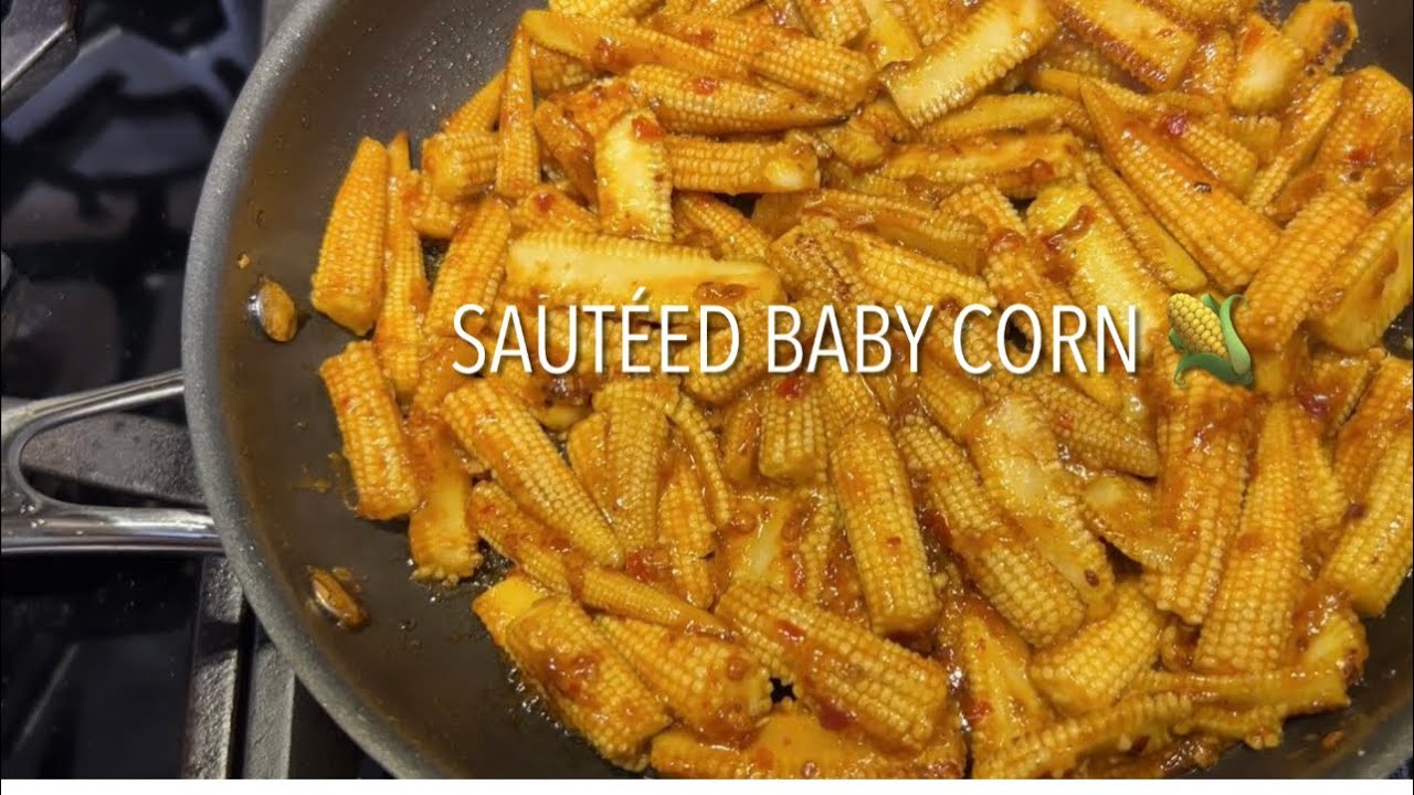 Indian family in the USA Baby Corn Sauté ( பேபி கார்ன் 🌽) YouTube