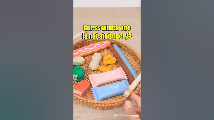 Guess which one is not stationery? #shorts