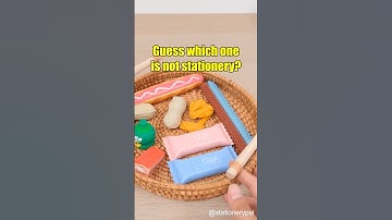 Guess which one is not stationery? #shorts