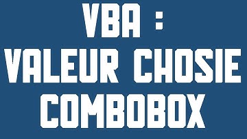 VBA Trouver la valeur d