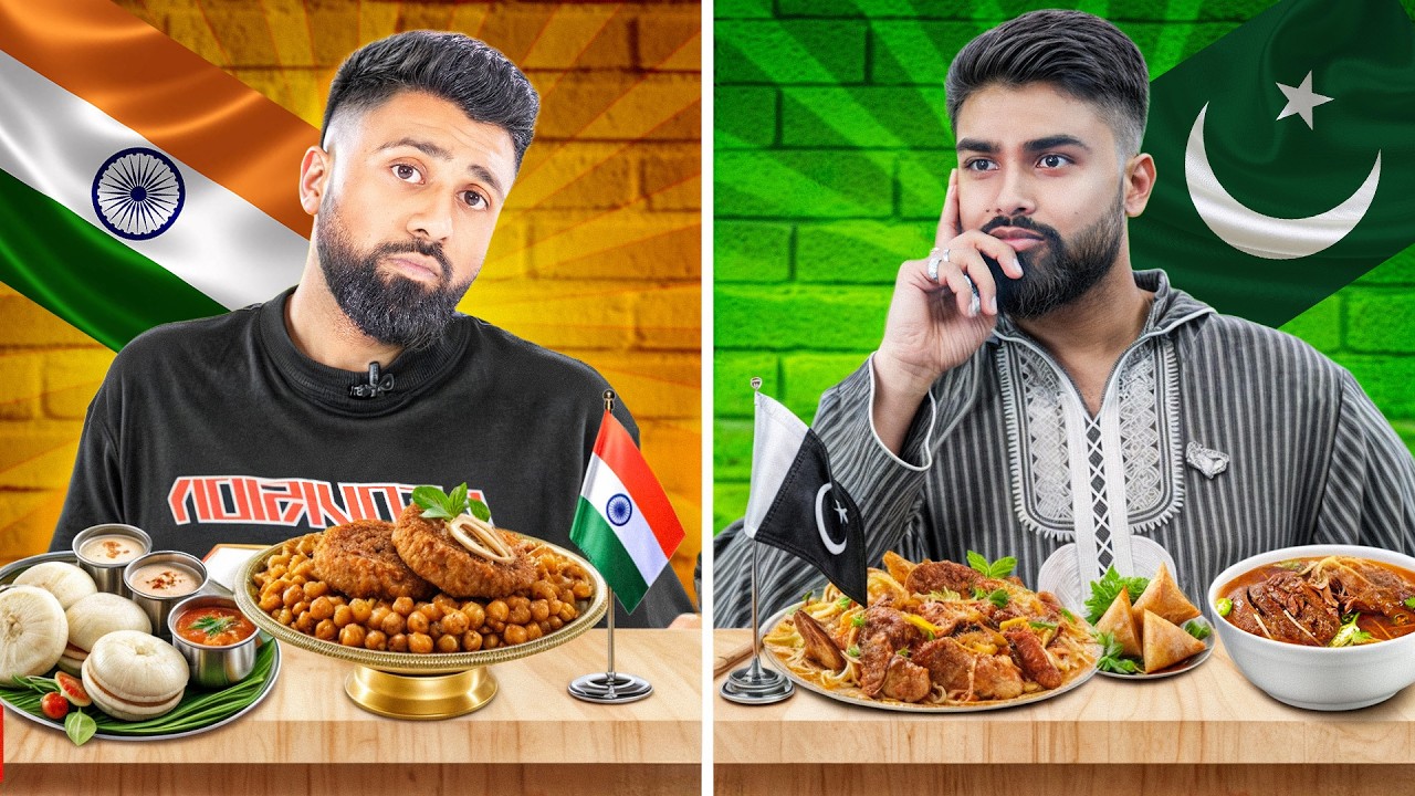 INDIA vs PAKISTAN… who has the better food??