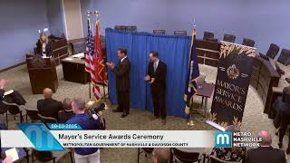 09/03/25 Mayor's Service Awards Ceremony
