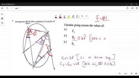 Title: Circle Geometry – Using Parallel Lines to Find Unknown Angles