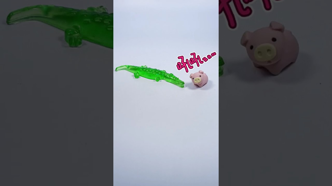 🐷Look How Good My Piggy is at Eating! 