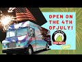 One Fat Frog Food Trucks is open on July 4th - Find your independence!