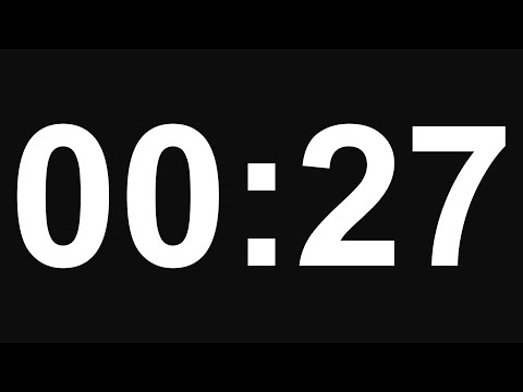 27 Second Timer - No Alarm - 8K