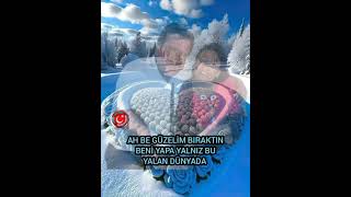 AHBE GÜZELİM BIRAKTIN BENİ YAPA YALNIZ BU YALAN DÜNYADA