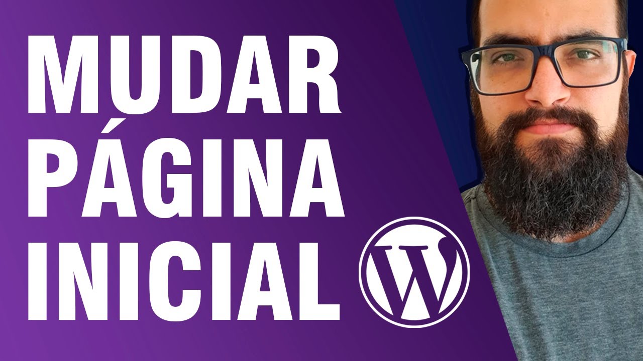 Como Configurar A P gina Inicial Do Wordpress P gina Est tica YouTube