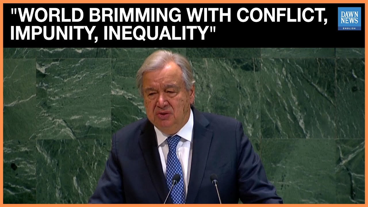 'Context Is Chaos' | UN Secretary-General Antonio Guterres Sets Priorities For 'Our Times'