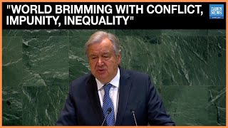 'Context Is Chaos' | UN Secretary-General Antonio Guterres Sets Priorities For 'Our Times'