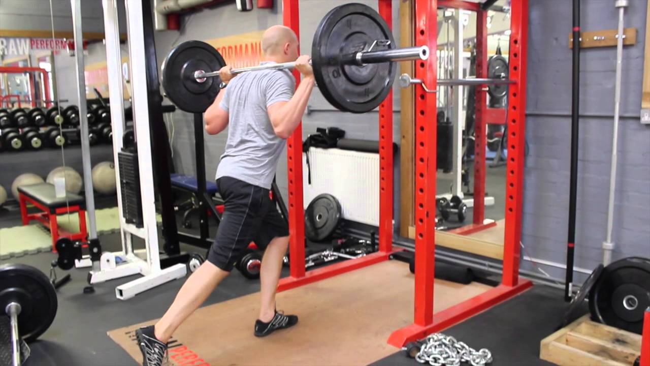 Reverse Barbell Lunge YouTube