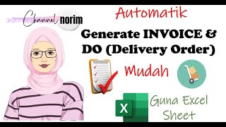 Cara Buat Invoices dan DO guna Excel Mudah